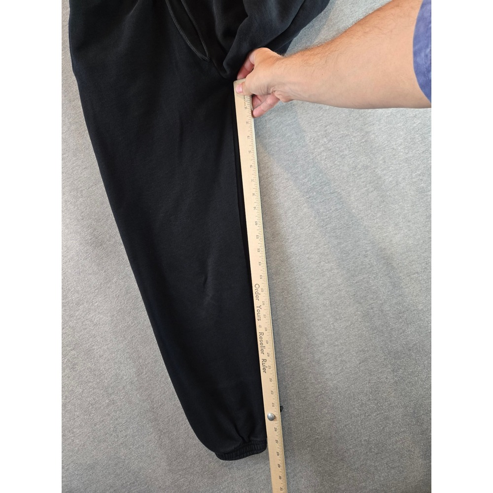 TNA Cozy Fleece Cargo Sweatpants Womens XS Black Mega Fit Joggers Stretch Baggy - Picture 4 of 9